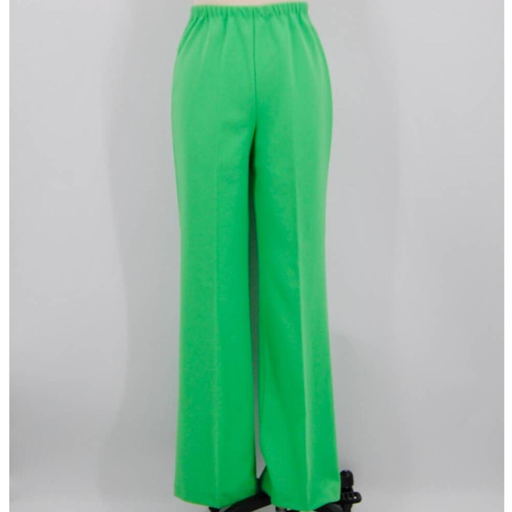 Vintage Green Flare Pants